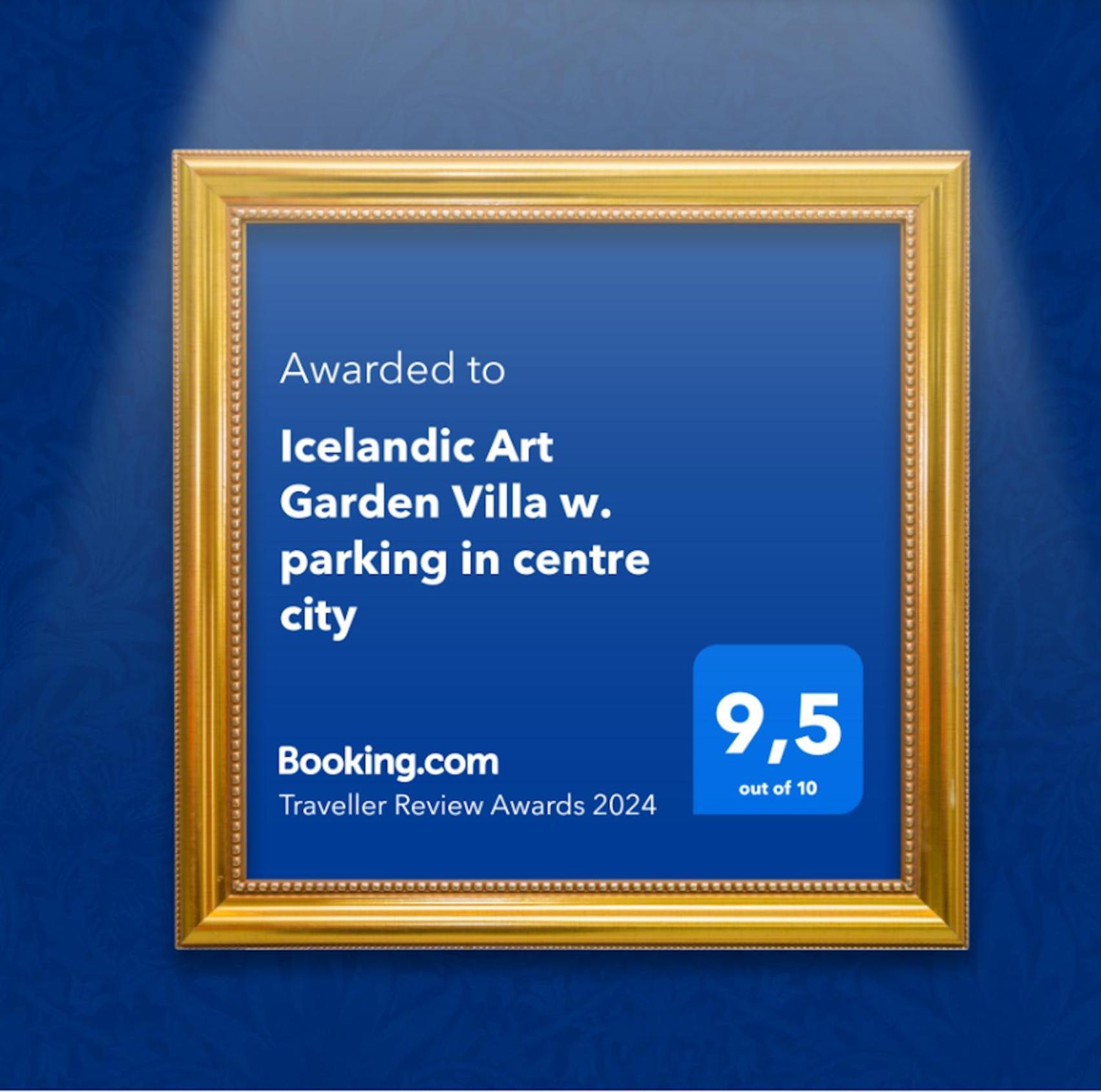 Icelandic Art Garden Villa W. Parking In Centre City Reykjavik Bagian luar foto