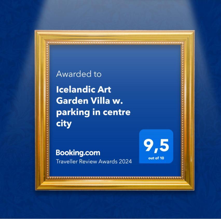 Icelandic Art Garden Villa W. Parking In Centre City Reykjavik Bagian luar foto